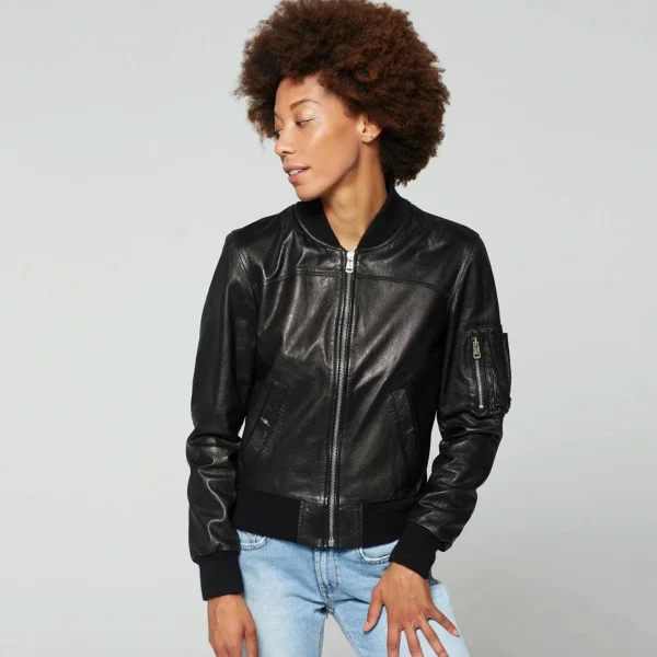 vestes_en_cuir_amber_5.webp A.S.98 Vestes En Cuir Amber^ Vestes