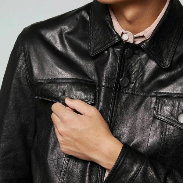 A.S.98 Vestes En Cuir Bruce^ Vestes